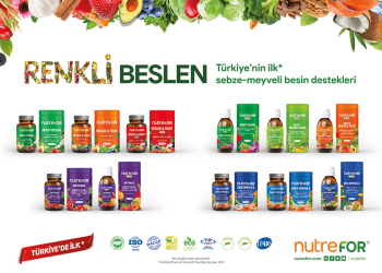 Besin Destekleri Pazarına Renk Geldi: Nutrefor® ile Renkli Beslen!