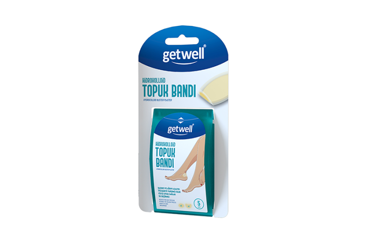 Ayakkabı vurması ve su toplamasının önüne Getwell Topuk Bandı ile geçin